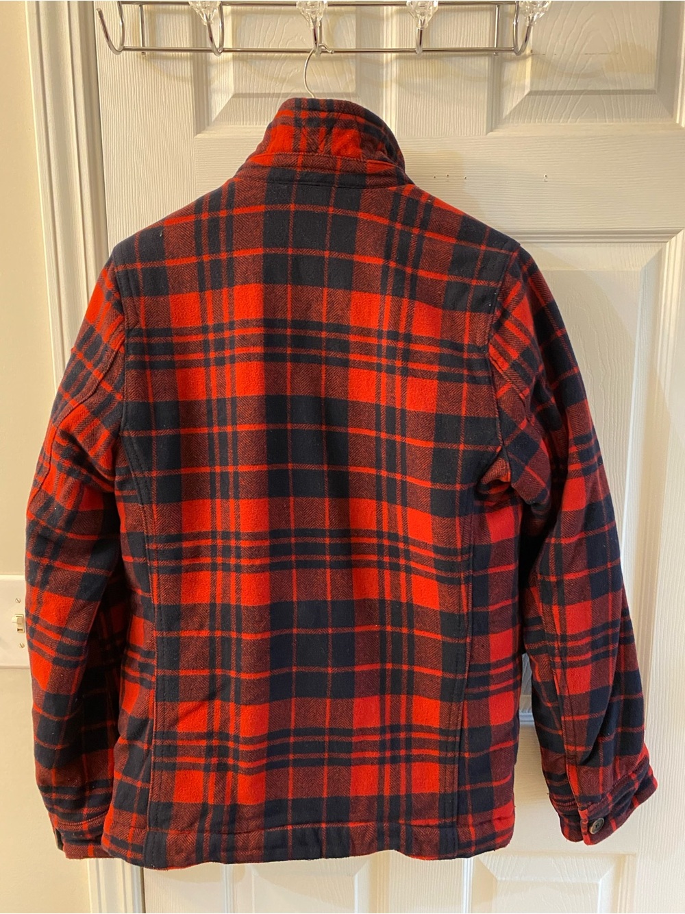 Vintage Abercrombie & Fitch Buffalo plaid wool field jacket Men’s size Medium - Picture 5 of 10